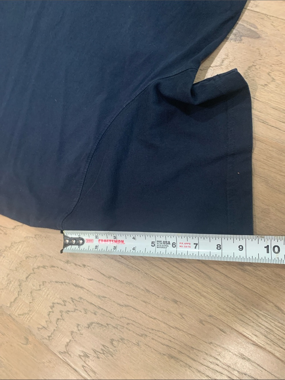 L.L. Bean Navy Short-Sleeve Pocket Tee Size XL 100% Cotton - Picture 6 of 8